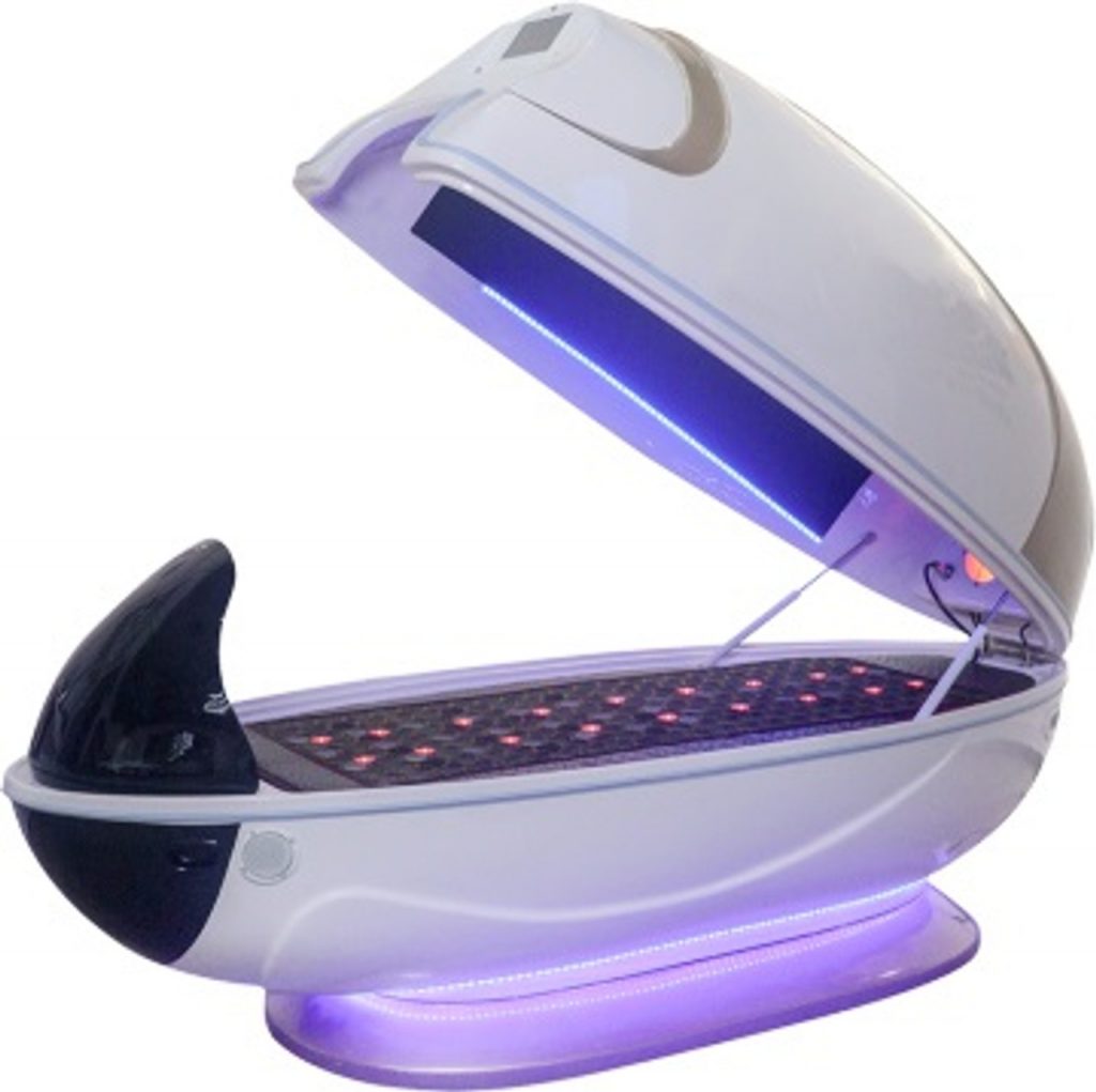 The Summer Body Pod blends infrared heat, red light, PEMF, lymphatic vibration, chromotherapy, negative ions, and terahertz support to create powerful whole-body rejuvenation.