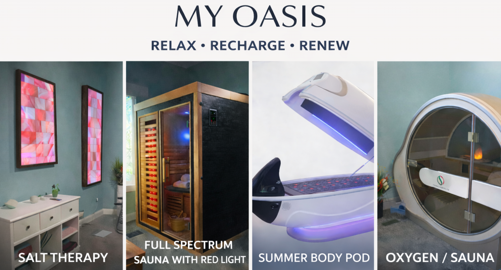 My Oasis 502 Modalites: Salt, LIght Heat and Oxygen