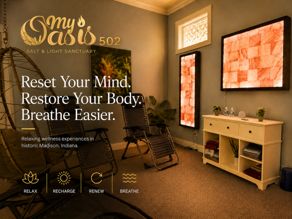 My Oasis 502 | Salt Lounge | Reset your mind. Restore your Body, Breathe Easier
